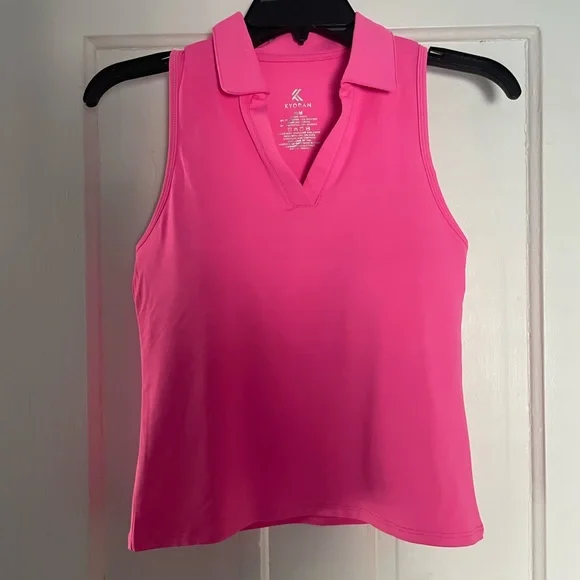 Kyodan Hot Pink Sleeveless Tank Top - Picture 1 of 5